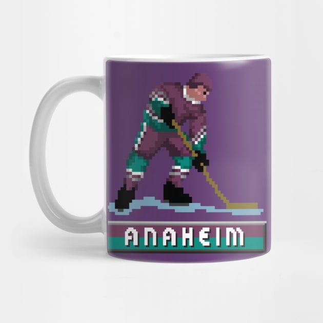 Retro Anaheim Hockey by clarkehall